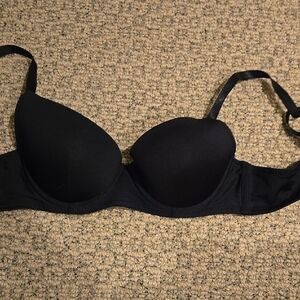 Black Underwire Bra with Molded Cups